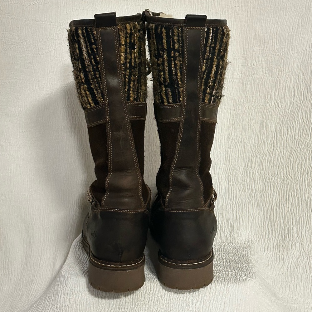 Bos & Co Holland Wool-Lined Waterproof Tall Boots Sz 40/9.5 Portugal ❄️🖤 - Picture 6 of 9